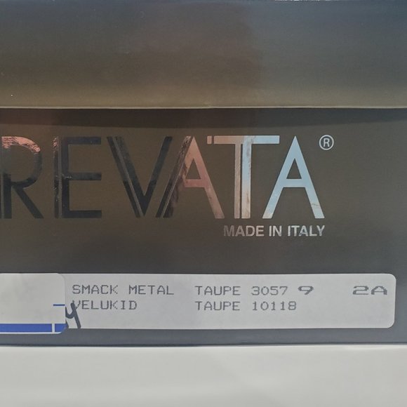 NIB ✅ PREVATA Italian Leather Heel Shoes 9 Taupe  ✨ NEW WITH BOX - Picture 7 of 14